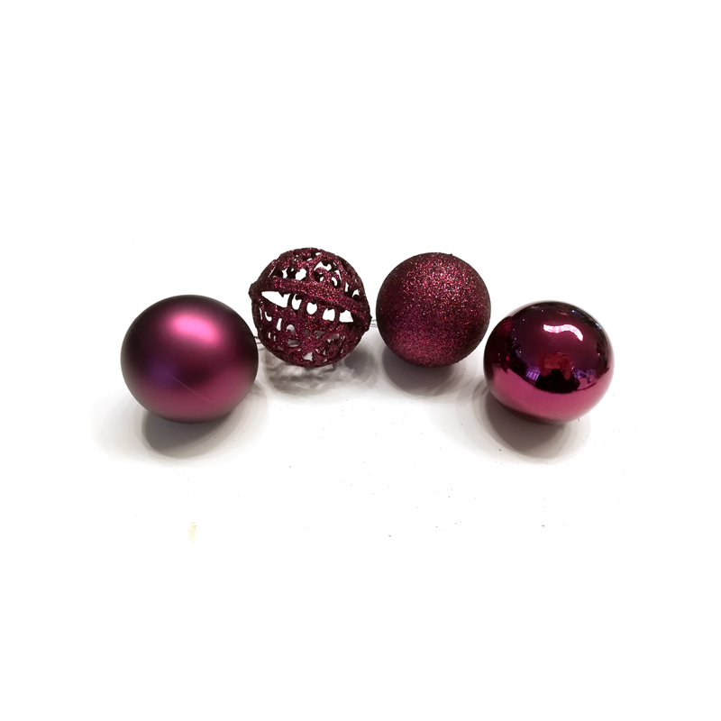 Red Christmas Tree Ball Ornaments