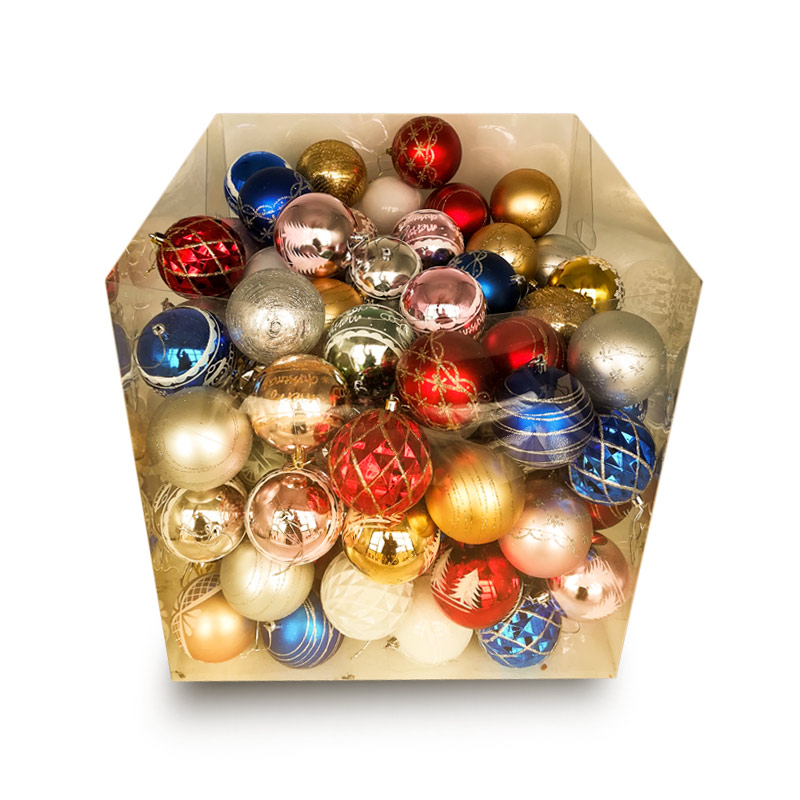 Christmas Ball 8cm Display Carton Sets