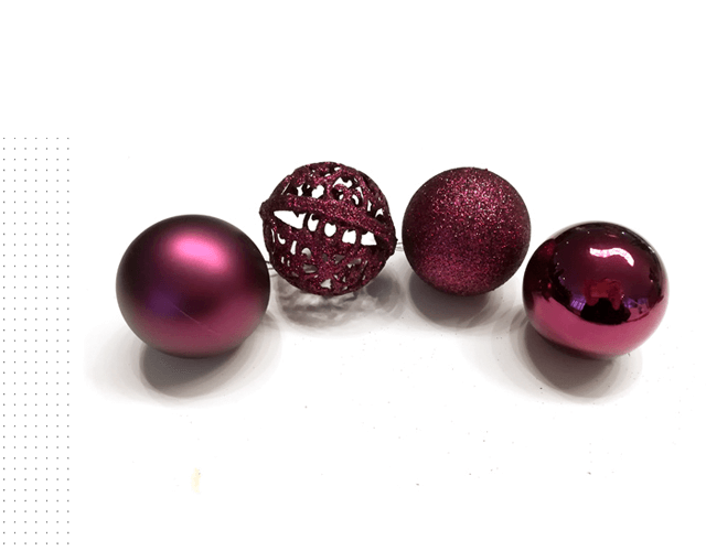 Red Christmas Tree Ball Ornaments Kenda