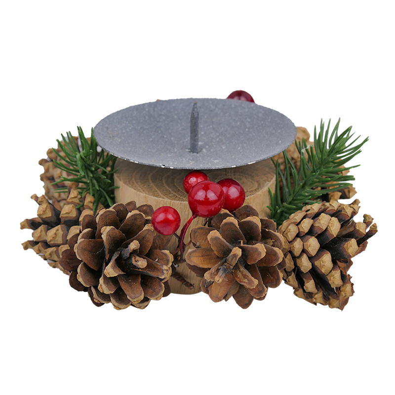 Cheap Christmas Candle Base Ornaments