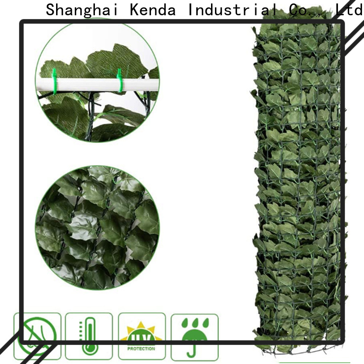 Kenda artificial hedge wall supplier