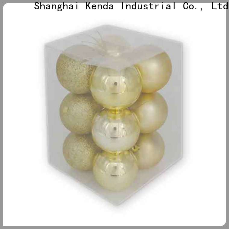 Kenda eco-friendly christmas ball decorations overseas trader